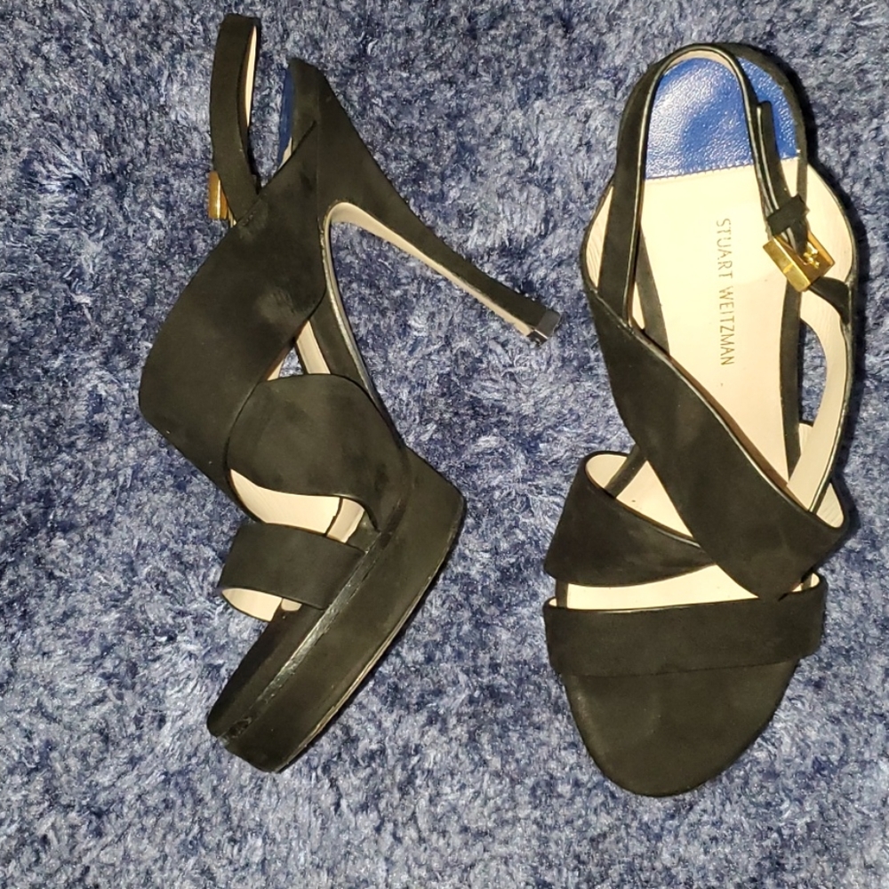 Black heels platforms